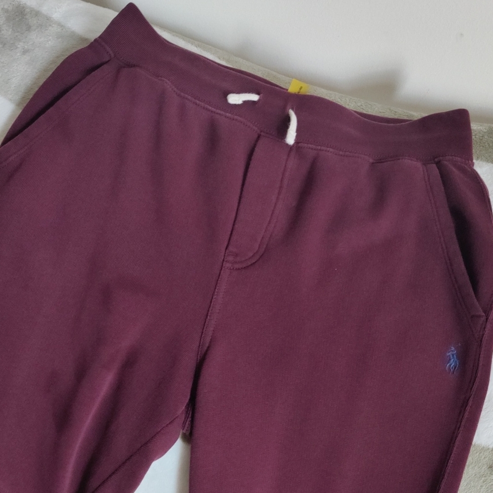Polo by Ralph Lauren Burgundy Sweatpants Boys M 10-12 EUC